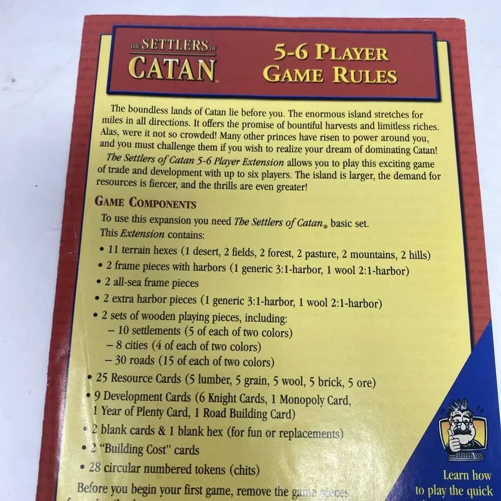 Mayfair Games The Settlers of Catan 5-6 Player Extension Expansion 3062 Read